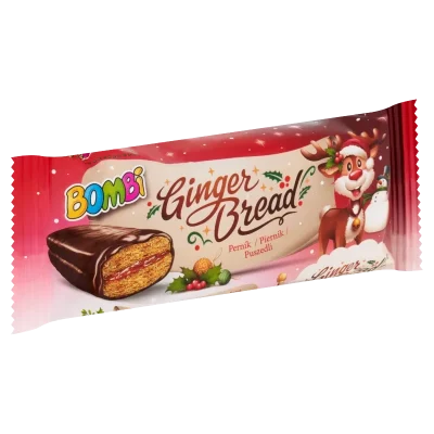 Пряник імбирний із мультифруктовим джемом та апельсиновою цедрою Bombi 50 г Словаччина
