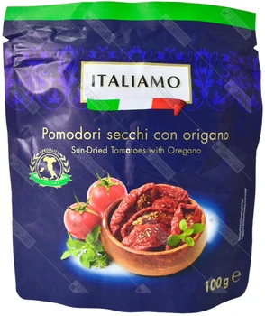 Томати сушені з перцем чилі Italiamo italiamo  secchi con origano, Італія 100г