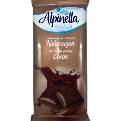 Шоколад "Alpinella"(Альпинелла молочний шоколад з арахісом), Польща, 100г