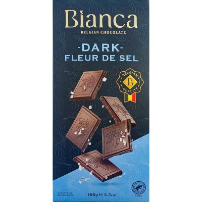 Шоколад чорний cморською сіллю Bianca Dark Fleur De Sel 100 г Бельгія