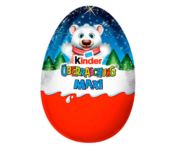 Шоколадне яйце Kinder Uberraschung Maxi 100 г Німеччина