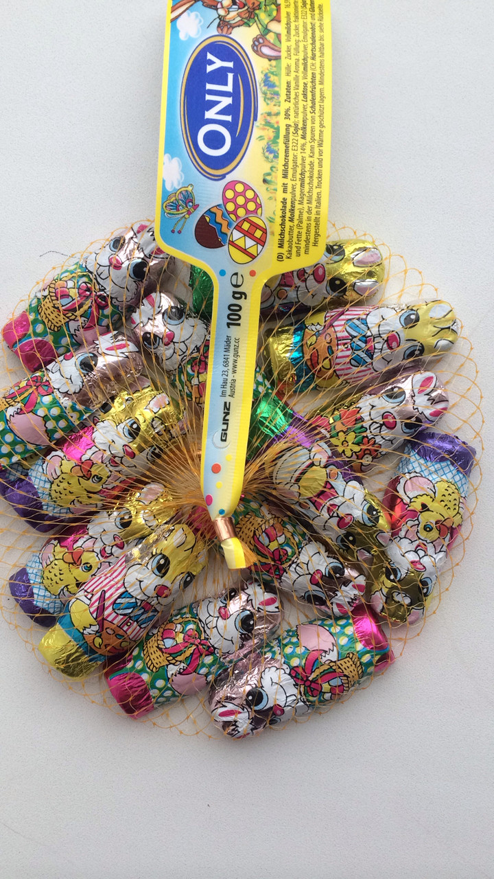 Шоколад молочний Зайчики Only Австрія 100г