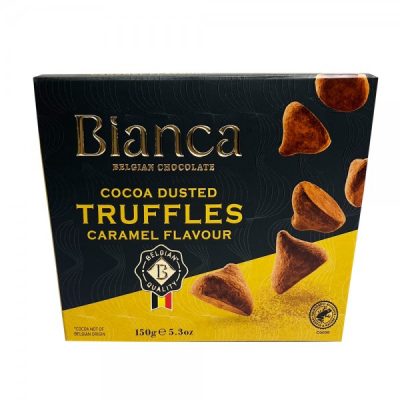Цукерки трюфельні Карамель Bianca Belgian chocolate Truffles Caramel 150 г Бельгія