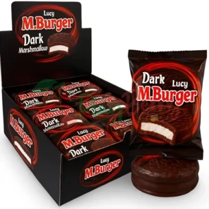 Бісквіт-сендвіч із маршмелоу в шоколаді Lucy Mr.Burger 42 г