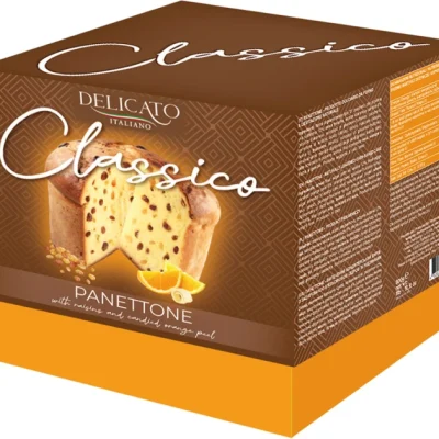 Кекс (Панетоне) традиційний з цукатами та родзинками Delicato 800 г Італія