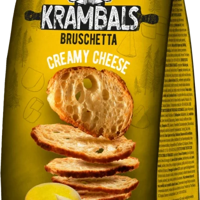 Брускетта із вершковим сиром Krambals Bruschetta Creamy Cheese 70г Болгарія