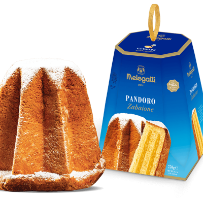 Панетоне (Кекс) с кремом Сабайон Melegatti Pandoro Zabaione 750 г Італія