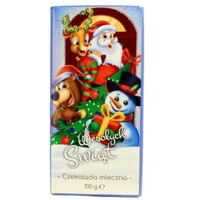 Шоколад молочний Веселих свят! Czekolada mleczna wesolych swiat 100г Польша