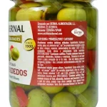 Оливки мариновані з перцем, часником і травамиі БЕЗ ГЛЮТЕНА Bernal Especialidades Aeitunas Chupadedos 436/250г Испания