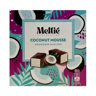 Цукерки пташине молоко з кокосовим суфле Meltie Chocolate 380 г Польща