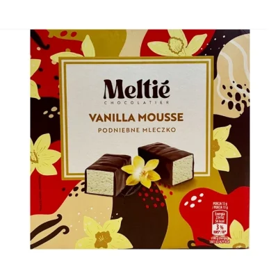 Цукерки пташине молоко з ванільним суфле Meltie Chocolate 380 г Польща
