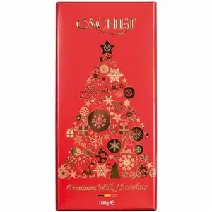 Шоколад молочний Cachet Premium Christmas Edition  Бельгия 100г