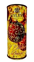 Подарунковий цейлонський чорний чай З новорічними святами! Hyleys (в тубусі) 50г Шрі-ґланка