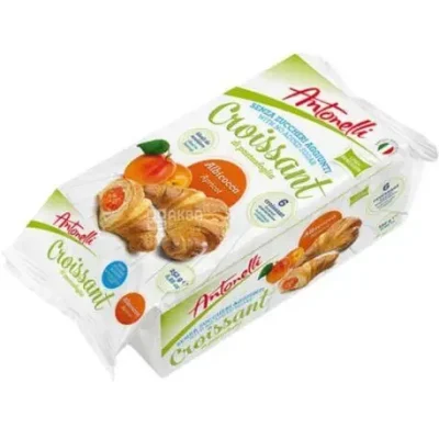 Круасані БЕЗ САХАРА з абрикосовою начинкою Antonelli Croissant 252 г Італія