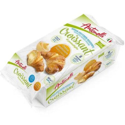 Круасані БЕЗ САХАРА із заварним кремом Antonelli Croissant 252 г Італія