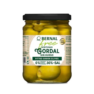 Оливки-гігант без кісточки БЕЗ УКСУСА Bernal Gordal Sin Hueso 436/220 Іспанія