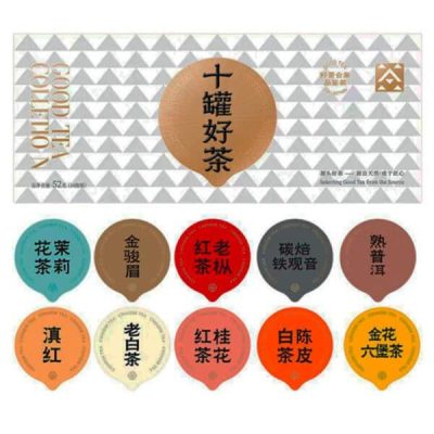 Набор чая (10 видов) Чайный Источник Силы из Фуцзянь 52г