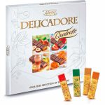 Шоколад молочний Асорті 4 смаки DELIKADOR Quadratto Baron Польща 200 г