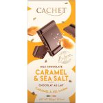 Шоколад молочний із карамеллю та сіллю Бельгія Cachet Caramel&Sea Salt 100 г Бельгія