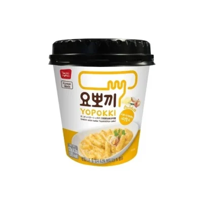 Рисові палички з карамелізованою цибулею Yopokki Golden onion butter Topokki 120г Корея