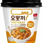 Рисові палички топокки в майонезному соусі з ікрою мінтаю Yopokki Pollack roe Mayo Topokki 118г Корея