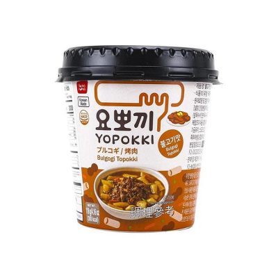 Рисові палички топокки з грибами та часником Yopokki Bulgogi Topokki 118г Корея