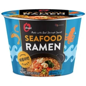 Суп-Лапша Рамен со вкусом морепродуктов Ofood Seafood Ramen 102г Корея