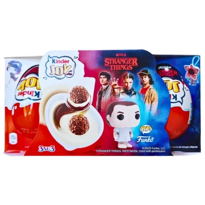 Шоколадні яйця Kinder Joy Stranger Things 3*20 г