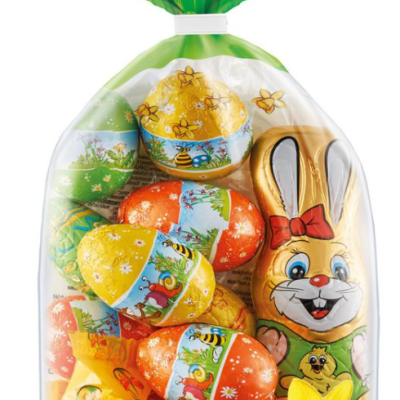 Набір Шоколадний заєць із Великодніми яйцями Riegelein 250 г Німеччина