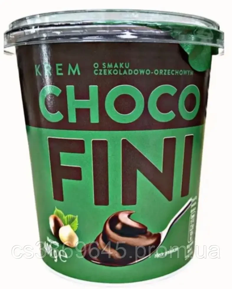 Шоколадно-горіховий крем (паста) Chocofini (Чокофіні) Польща 400 г