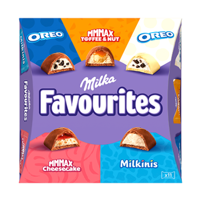 Набір шоколадних виробів від Milka Favourites 95г Німеччина