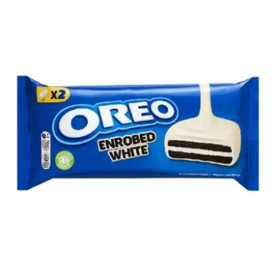 Печиво в білому шоколаді Oreo Enrobed White 41г Швейцарія