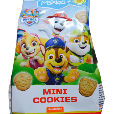 Печиво міні дитяче Щенячий Патруль Maxies Mini Cookies Paw Patrol 100г Іспанія