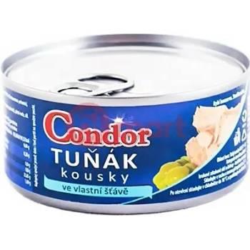 Тунець шматочками у власному соку Condor Tuniak 170г Чехія