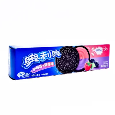 Печиво Oreo Double Fruit Cookies Blueberry&Raspberry 97г Китай