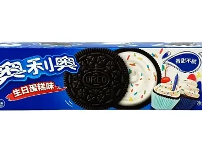 Печиво Oreo Birthday Cake Flavor Sandwich Cookies 97г Китай