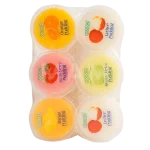 Кокосовий десерт (кокосове желе) з фруктовими смаками Cocon Dessert with coconut gel (6х80г) 480г Малайзія