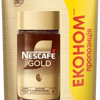 Кава розчинна гранульована Neskafe Gold 400г Швейцарія
