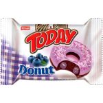 Кекс (донат) у глазурі зі смаком банана Elvan Today Donut Blueberry 50г Туреччина