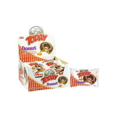 Кекс (донат) в глазурі з карамеллю Elvan Today Donut Blueberry 1200г Туреччина