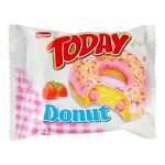 Кекс (донат) у глазурі зі смаком банана Elvan Today Donut Blueberry 50г Туреччина
