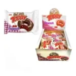 Кекс (донат) в глазурі зі смаком вишні Elvan Today Donut Blueberry 1200г Туреччина