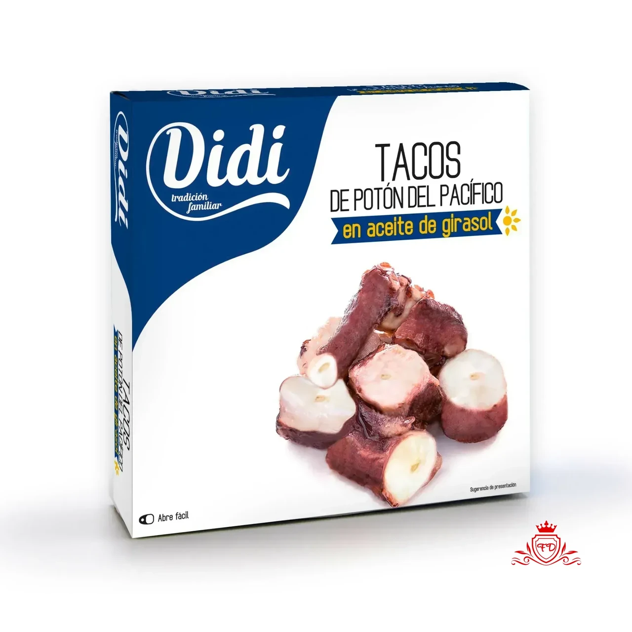 Восьминіг у соняшниковій олії Tacos en aceite de girasol Didi 266г Іспанія