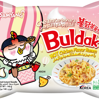 Локшина швидкого приготування зі смаком гострої курки Samyang Buldak 2xSpicy Hot Chicken Flavor Ramen 140г Південна Корея