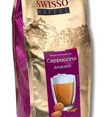 Капучіно зі смаком Амаретто Swisso Kaffee Cappuccino Amaretto 1кг Німеччина