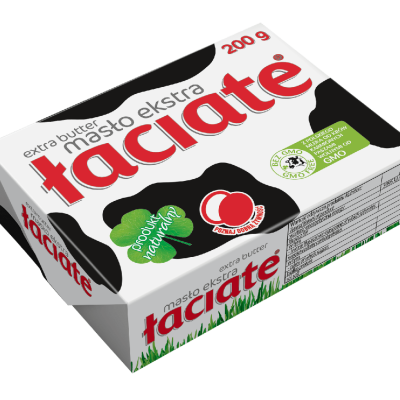 Масло вершкове Laciate Extra 83% 200 г Польща