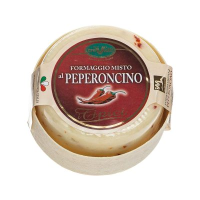 Сир вершковий із солодким перцем чилі Trevalli Formaggio Misto al Peperoncino 180г Італія