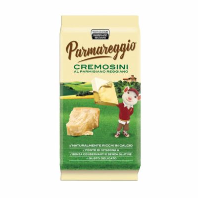 Сыр плавлений з пармезаном БЕЗ ГЛЮТЕНА Parmareggio Cremosini 125г (2х62,5г) г Італія