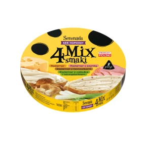 Сир плавлений 4 смаку Serenada 4 Mix 8 порцій 140г Польща