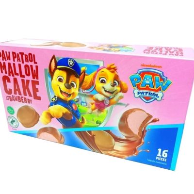 Бісквітне тістечко з полуничним маршмеллоу Paw Patrol Mallow Cake Strawberry 200г Нідерланди